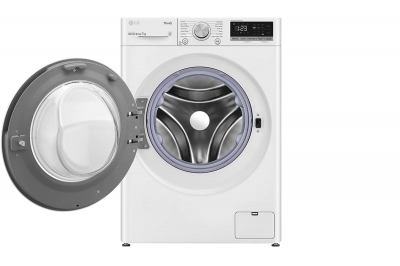 LG P4A3QN1WS 7 kg Tvättmaskin(Vit) - Energiklass E, AI DD™, Smart Diagnosis™ med Wi-Fi (Kartongskada)